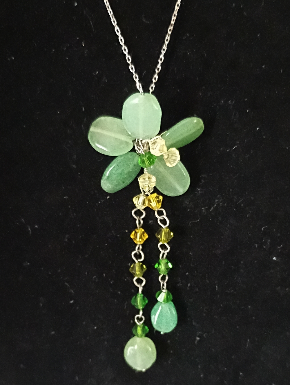 Handcrafted Bohemian, Aesthetic Combining Gems And Swarovski Crystals